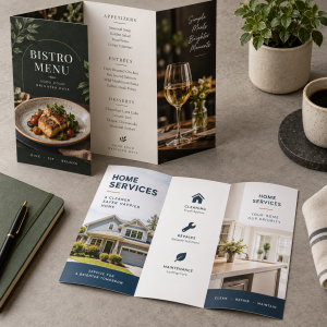Brochure or Menu Design