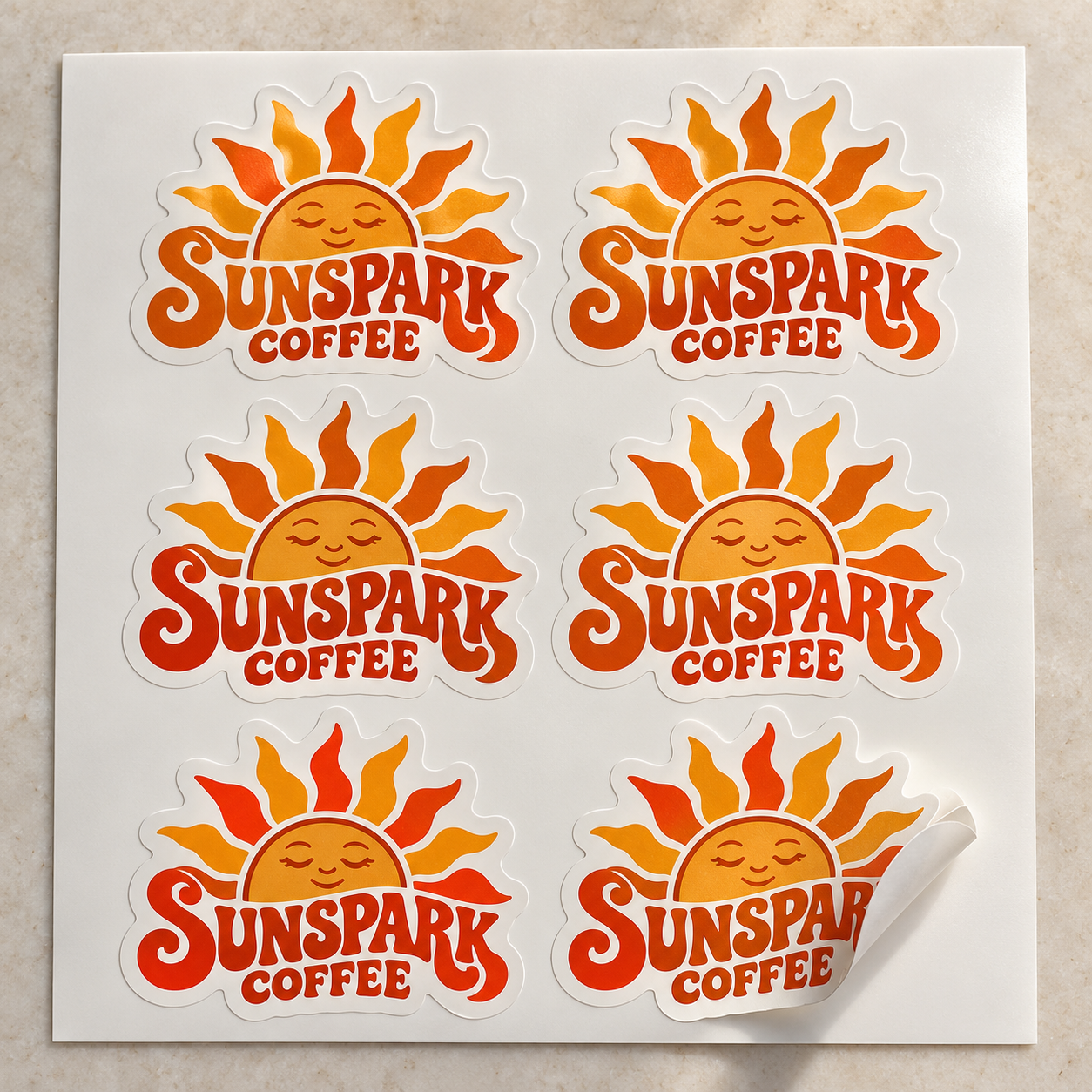 50 Custom Die-Cut Logo Stickers, Up to 3 Inch, Personalized Vinyl